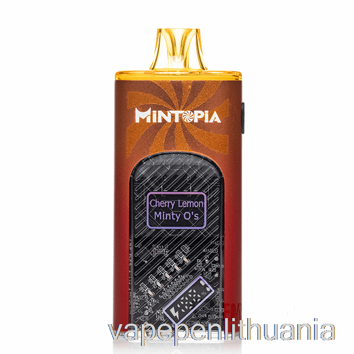 Mintopia Turbo 9000 Vienkartinis Vyšnių Citrinų Minty Os Vape Skystis